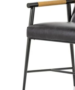 Four Hands New Arrivals Rowen Dining Chair Sonoma Black