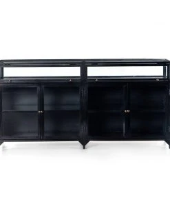 Four Hands Shadow Box Sideboard Black