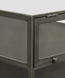 Four Hands Shadow Box Coffee Table Gunmetal New Arrivals