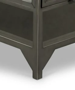 Four Hands Shadow Box Coffee Table Gunmetal New Arrivals
