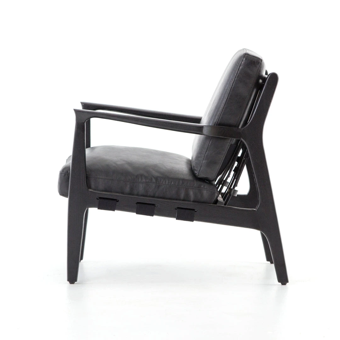 Four Hands Silas Chair Aged Black Four Hands Silas Chair Aged Black