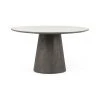 Four Hands Skye Round Dining Table White Marble 2 Four Hands Skye Round Dining Table White Marble