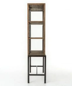 Four Hands Spencer Curio Cabinet Drifted Oak 14 Four Hands Spencer Curio Cabinet Drifted Oak