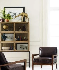 Four Hands Spencer Curio Cabinet Drifted Oak 11 Four Hands Spencer Curio Cabinet Drifted Oak