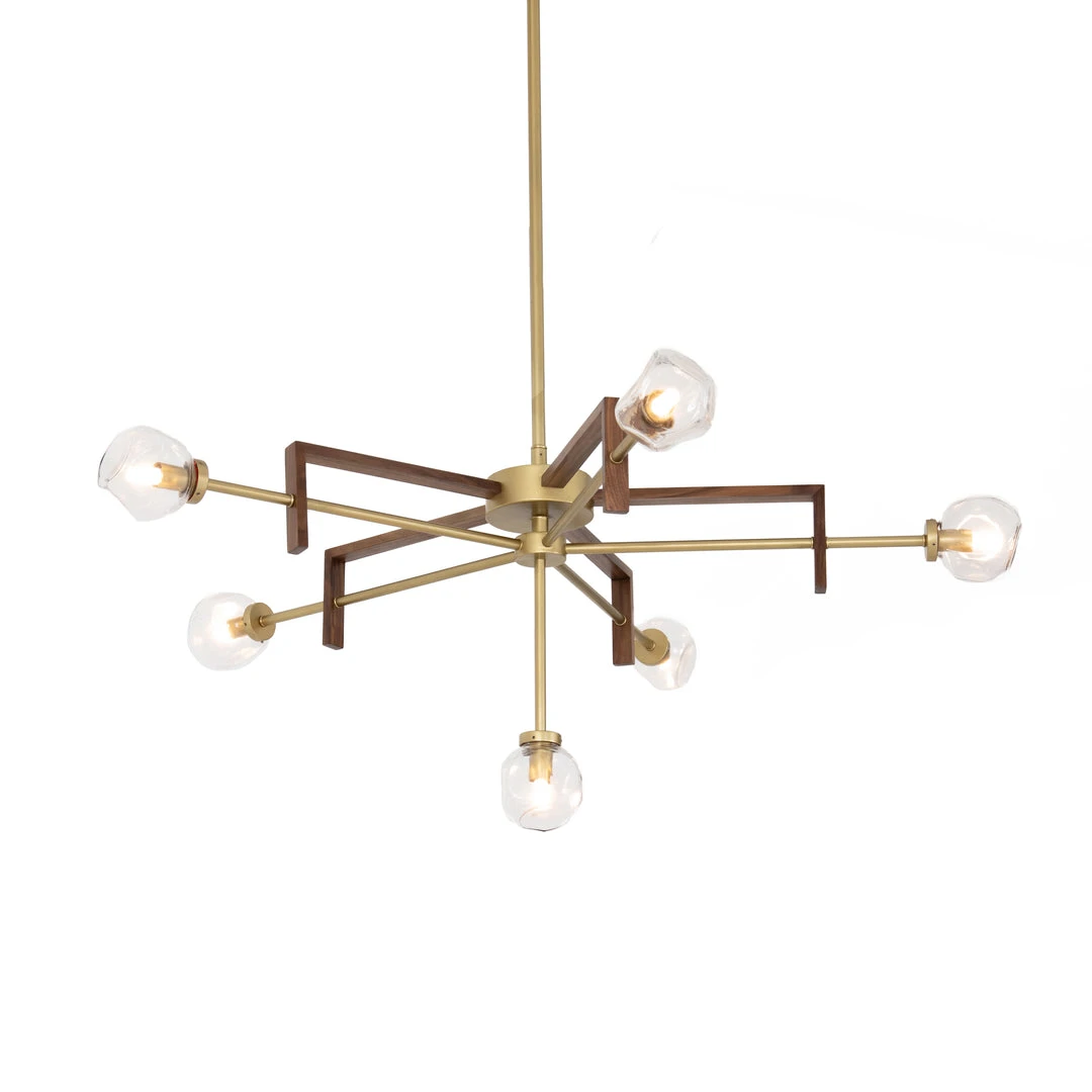 Four Hands New Arrivals Sterling Chandelier Organic Textured Glass 7 Four Hands New Arrivals Sterling Chandelier Organic Textured Glass