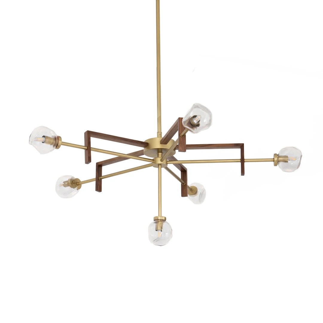 Four Hands New Arrivals Sterling Chandelier Organic Textured Glass 3 Four Hands New Arrivals Sterling Chandelier Organic Textured Glass