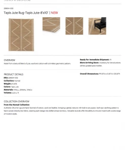 Four Hands New Arrivals Tapis Jute Rug 14 Four Hands New Arrivals Tapis Jute Rug