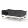 Four Hands New Arrivals Trey Coffee Table Black Wash Poplar