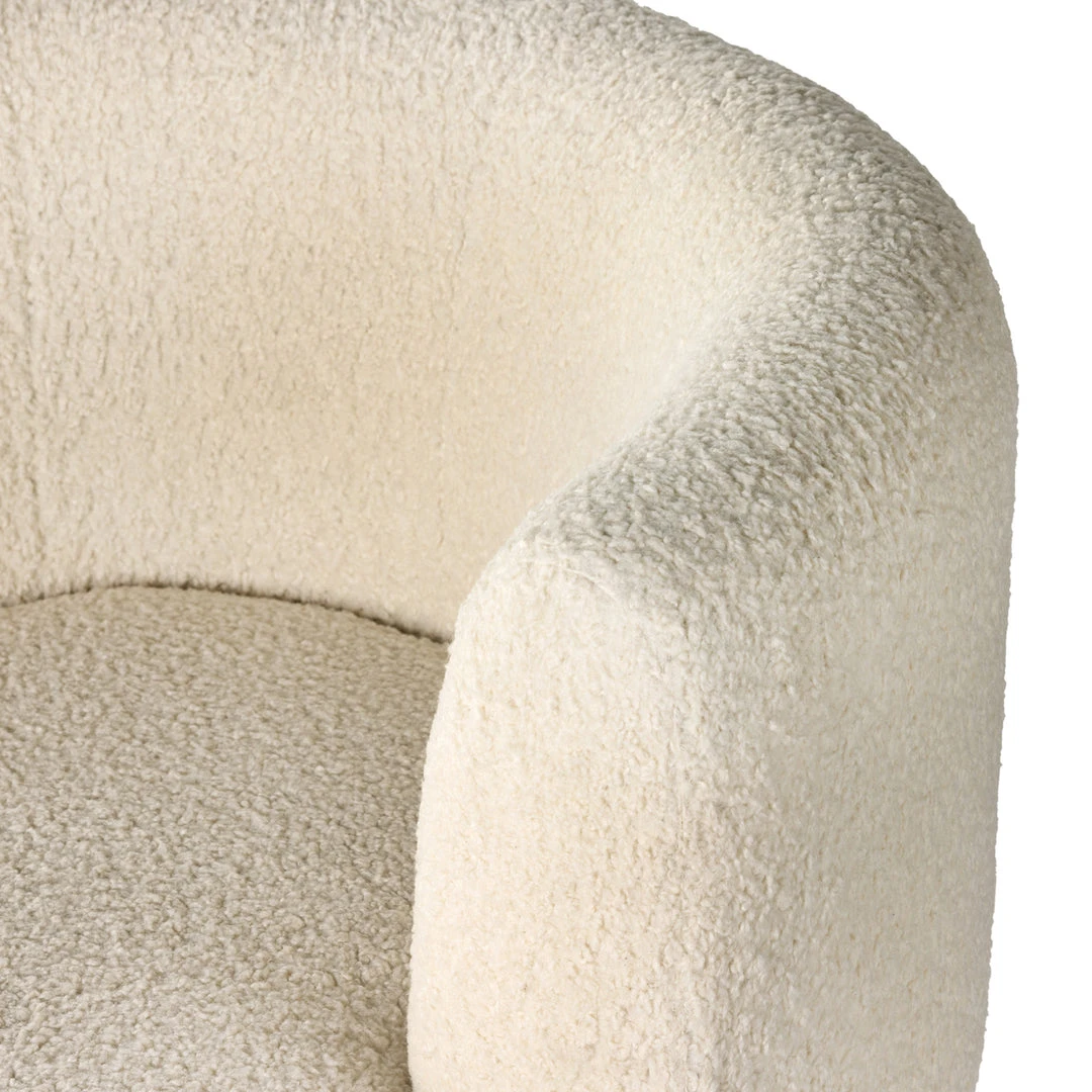 Four Hands Tybalt Swivel Chair Sheepskin Natural Four Hands Tybalt Swivel Chair Sheepskin Natural