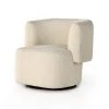 Four Hands Tybalt Swivel Chair Sheepskin Natural
