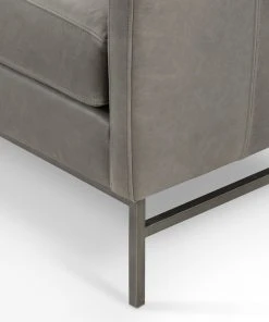 Four Hands Vanna Sofa Pewter Leather 20 Four Hands Vanna Sofa Pewter Leather