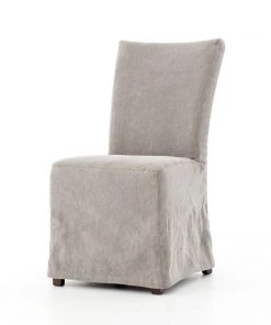 Four Hands Vista Dining Chair Heather Twill Carbon New Arrivals