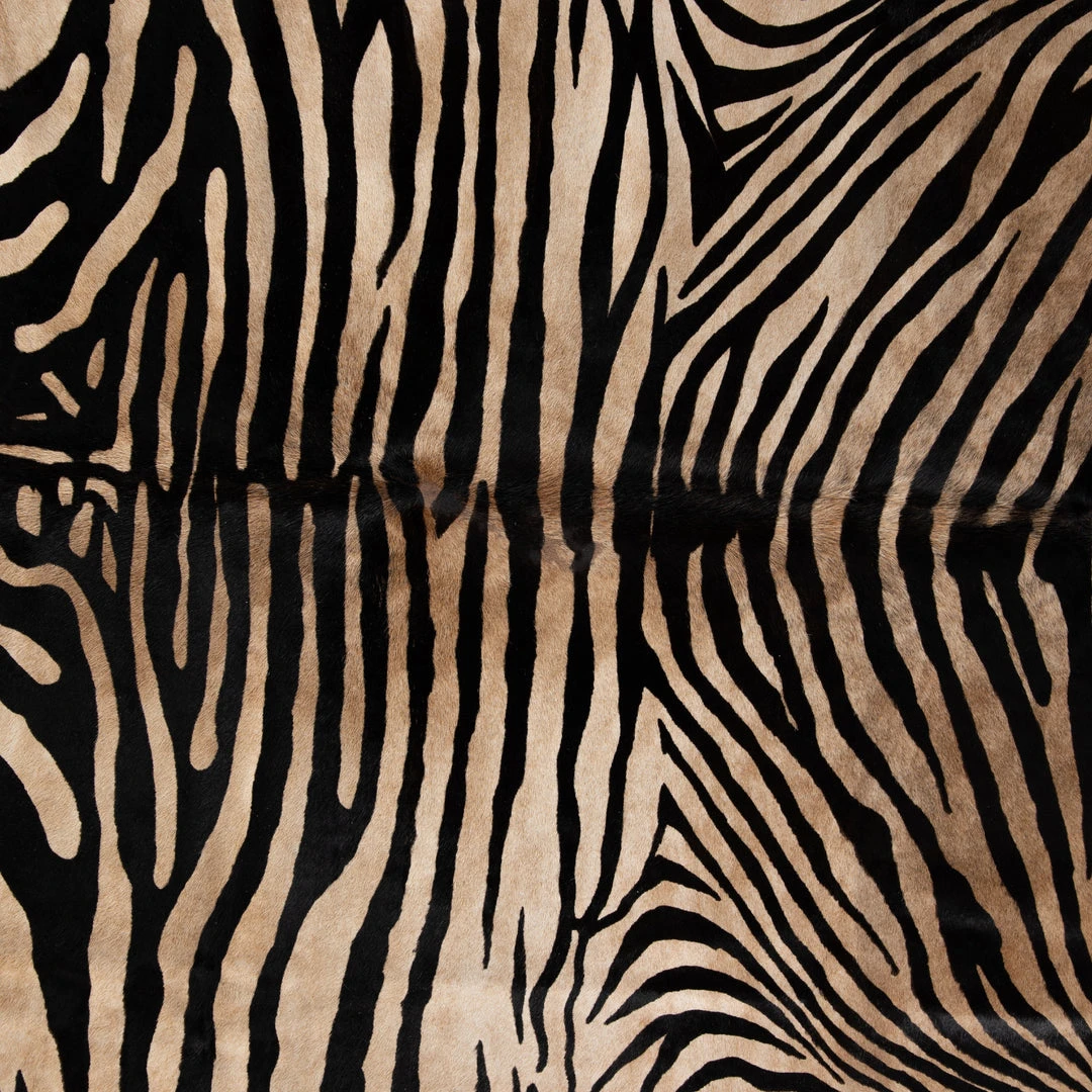 Four Hands Zebra Printed Hide Rug 8 Four Hands Zebra Printed Hide Rug