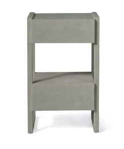Made Goods Carrigan Single Nightstand Castor Gray Vintage Faux Shagreen 11 Made Goods Carrigan Single Nightstand Castor Gray Vintage Faux Shagreen