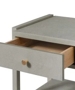 Made Goods Carrigan Single Nightstand Castor Gray Vintage Faux Shagreen 13 Made Goods Carrigan Single Nightstand Castor Gray Vintage Faux Shagreen