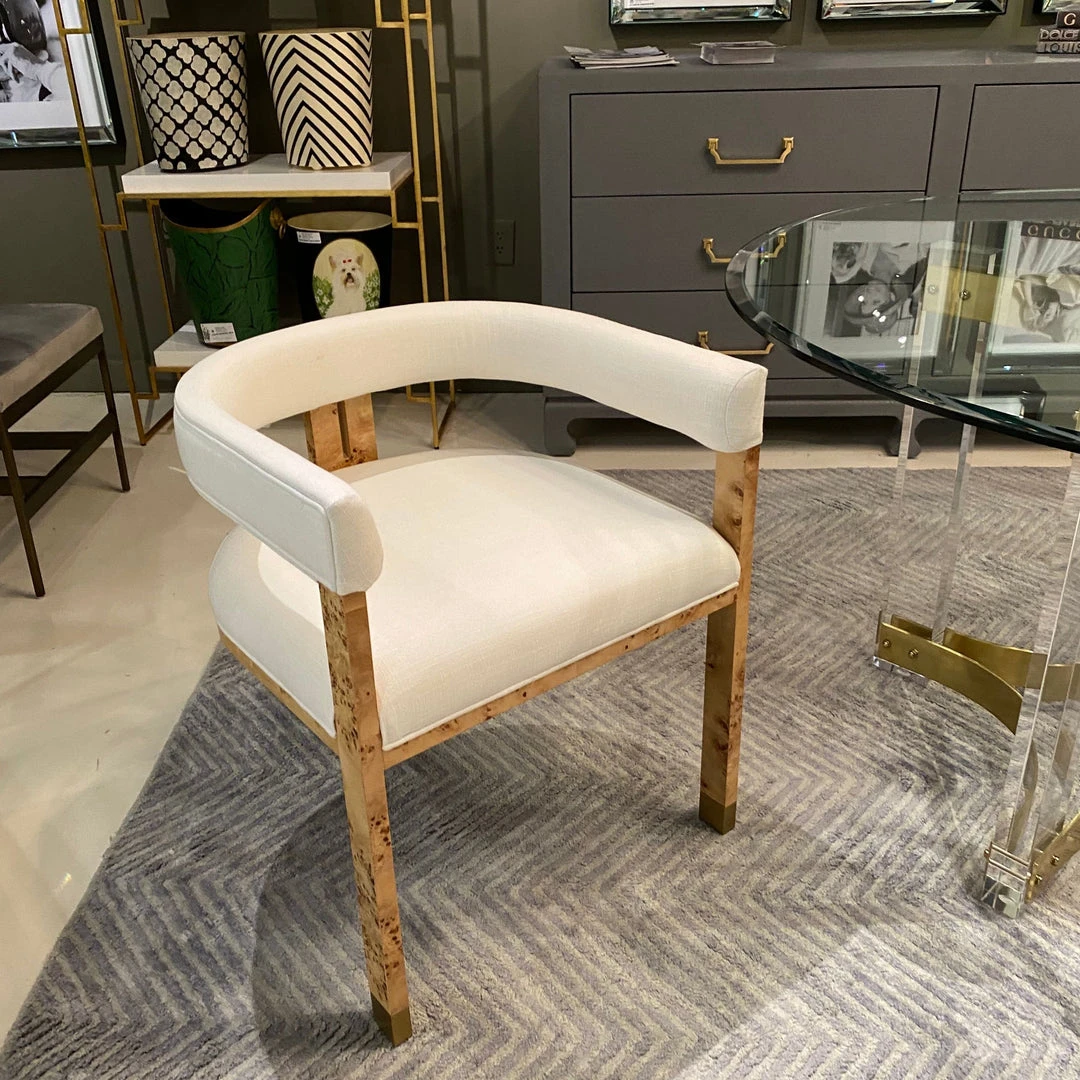 Worlds Away New Arrivals Jude Chair Burl Wood 4 Worlds Away New Arrivals Jude Chair Burl Wood