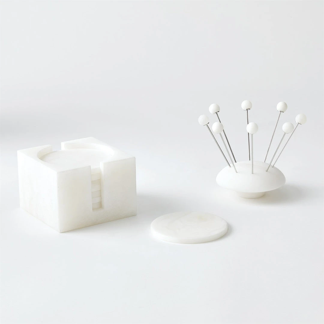 Global Views Alabaster Coasters Global Views Alabaster Coasters