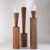 Global Views Bangou Floor Pillar Holders Set Of Three New Arrivals