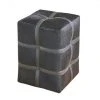 Global Views Belted Pouf Black Hair On Hide New Arrivals 2 Global Views Belted Pouf Black Hair On Hide New Arrivals