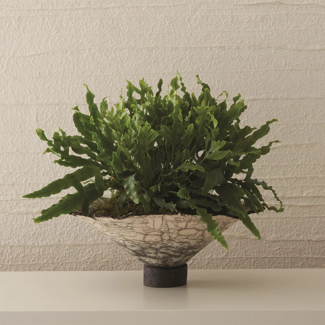 Global Views New Arrivals Crackled Footed Bowl 5 Global Views New Arrivals Crackled Footed Bowl