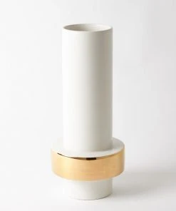 Global Views Gold Ring Vase Set Of Three 11 Global Views Gold Ring Vase Set Of Three