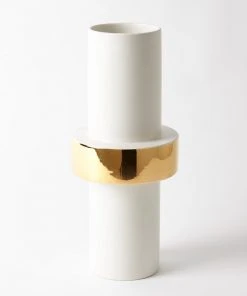 Global Views Gold Ring Vase Set Of Three 10 Global Views Gold Ring Vase Set Of Three