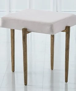 Global Views Laforge Bench Small Antique Brass