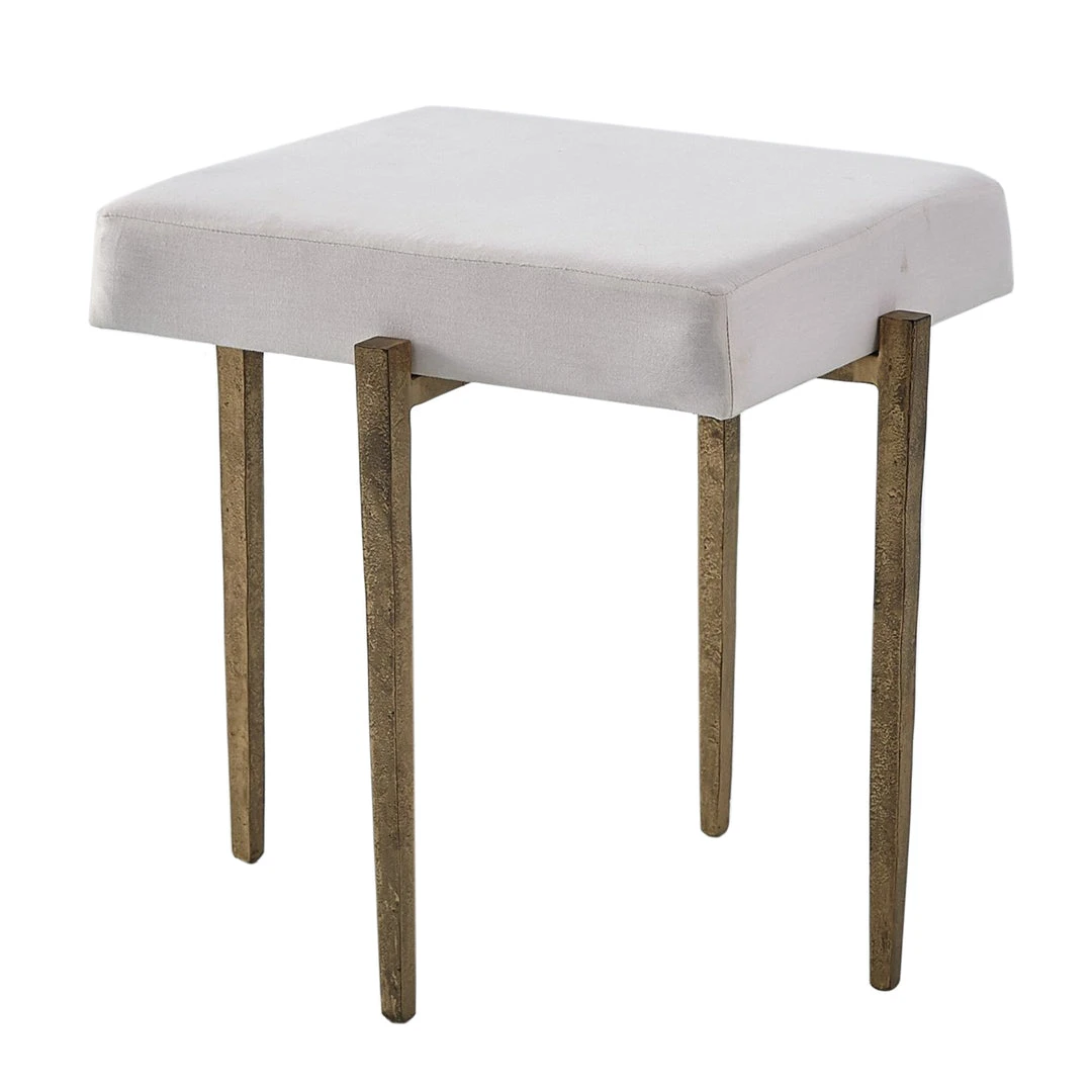 Global Views Laforge Bench Small Antique Brass 3 Global Views Laforge Bench Small Antique Brass