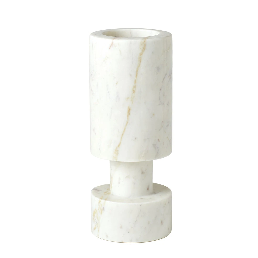 Global Views Luc Vase White Marble New Arrivals 3 Global Views Luc Vase White Marble New Arrivals