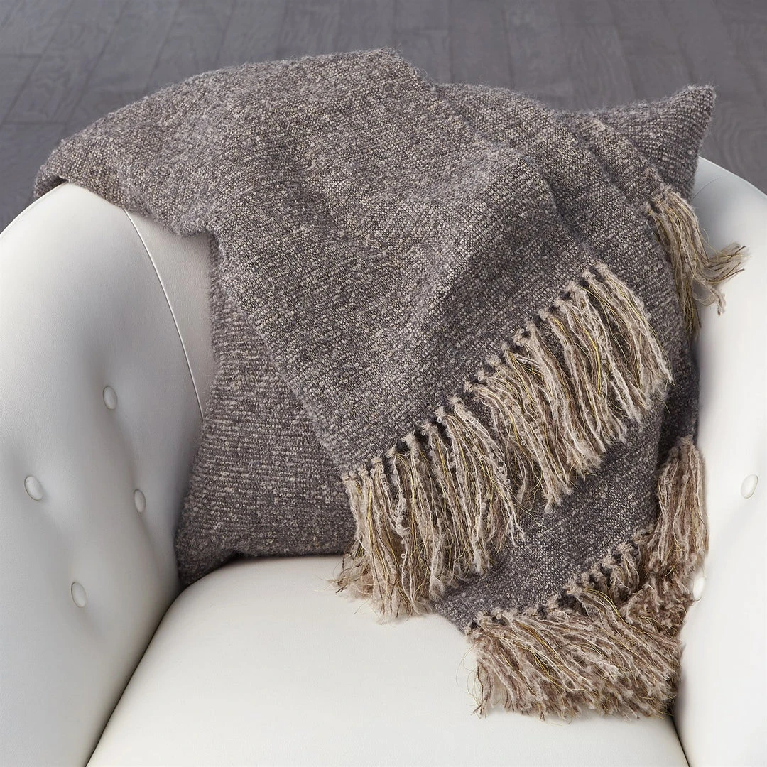 Global Views New Arrivals Manta Throw Light Grey 4 Global Views New Arrivals Manta Throw Light Grey