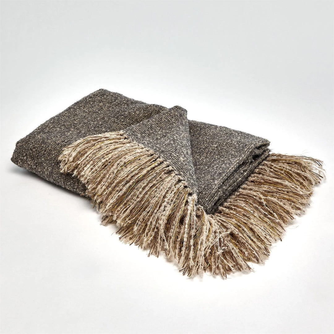 Global Views New Arrivals Manta Throw Light Grey 3 Global Views New Arrivals Manta Throw Light Grey