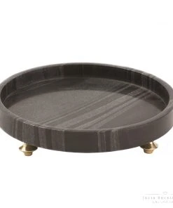 Global Views Quintessential Tray Black