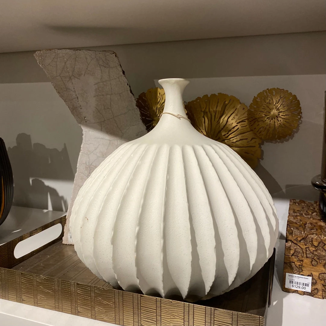 Global Views Sawtooth Vase Small New Arrivals 4 Global Views Sawtooth Vase Small New Arrivals