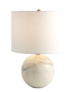 Global Views New Arrivals Marble Sphere Lamp