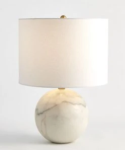 Global Views New Arrivals Marble Sphere Lamp