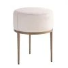 Studio A Urban Stool Ivory Hair On Hide Antique Brass 1 Studio A Urban Stool Ivory Hair On Hide Antique Brass