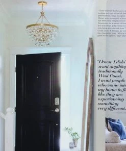 Robert Abbey New Arrivals Bling Chandelier Antique Brass