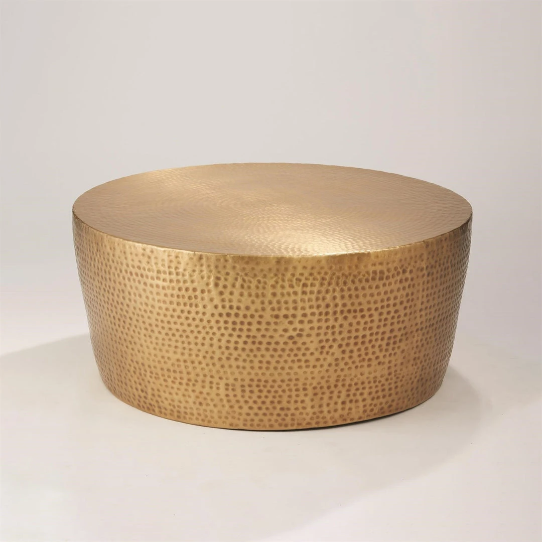 Studio A Izmir Hammered Cocktail Table Antique Brass 6 Studio A Izmir Hammered Cocktail Table Antique Brass