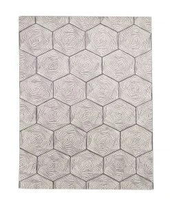 Global Views Hex Swirl Rug