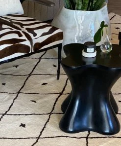 Made Goods New Arrivals Howe Stool Black Concrete