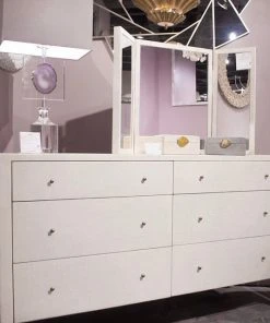 Made Goods Sorin 60" Dresser Pristine Faux Shagreen New Arrivals