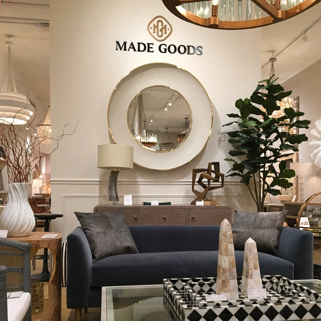 Made Goods Armond Mirror Snow And Brass 9 Made Goods Armond Mirror Snow And Brass