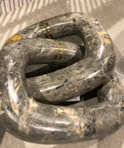 Made Goods Kelton Sculpture Gray Stone