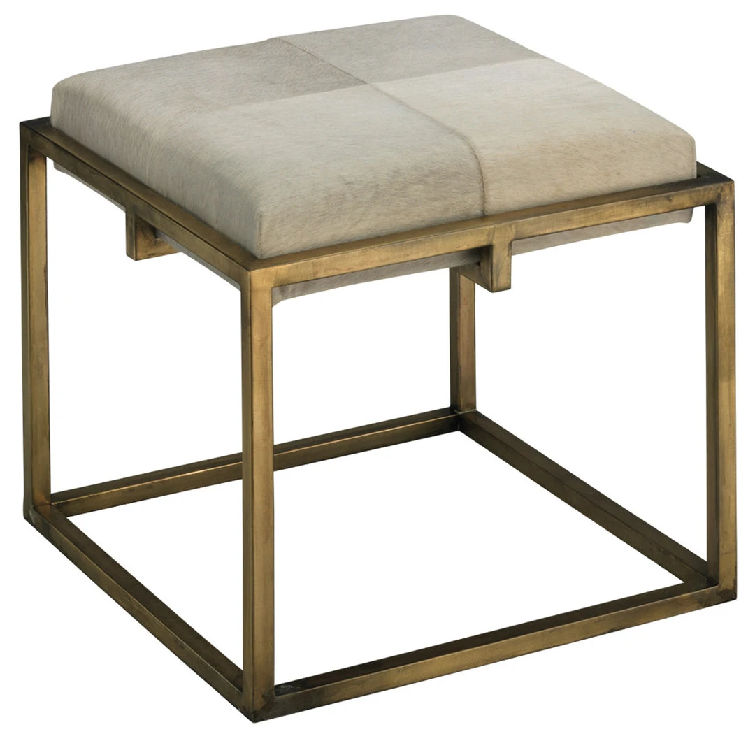 Jamie Young New Arrivals Shelby Stool White Hide 3 Jamie Young New Arrivals Shelby Stool White Hide