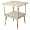 Jamie Young Arlo Side Table Grey Washed Wood