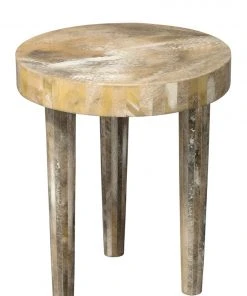 Jamie Young New Arrivals Artemis Side Table Cream