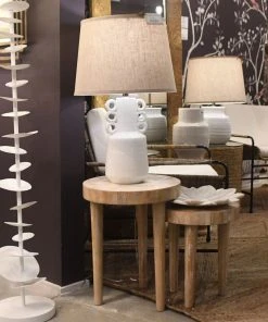 Jamie Young New Arrivals Artemis Side Table Cream 9 Jamie Young New Arrivals Artemis Side Table Cream