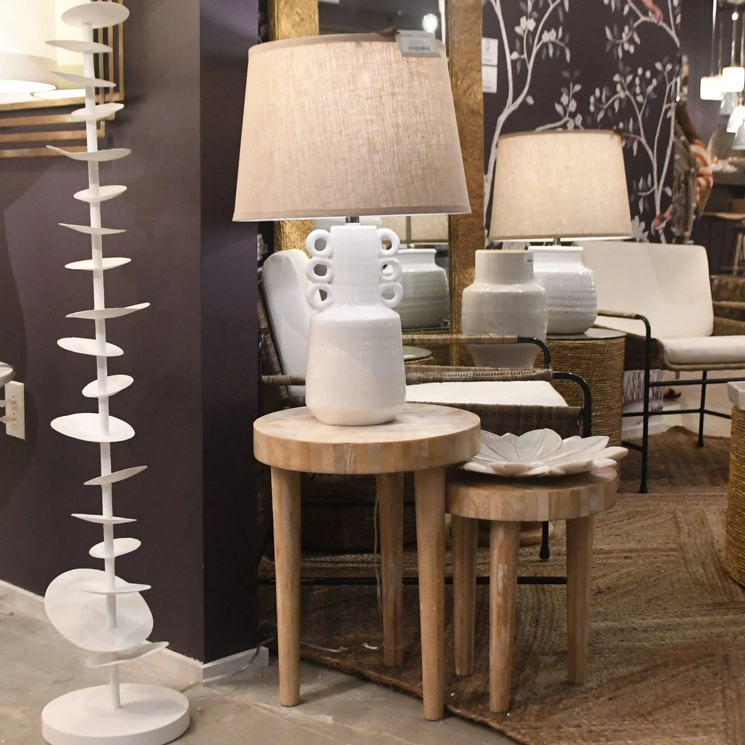 Jamie Young New Arrivals Artemis Side Table Cream 5 Jamie Young New Arrivals Artemis Side Table Cream