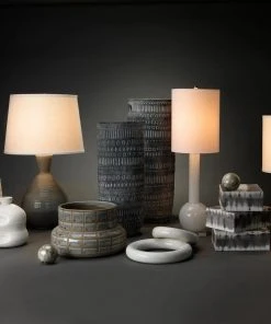 Jamie Young Ash Table Lamp Grey New Arrivals