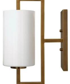 Jamie Young Blueprint Wall Sconce Antique Brass